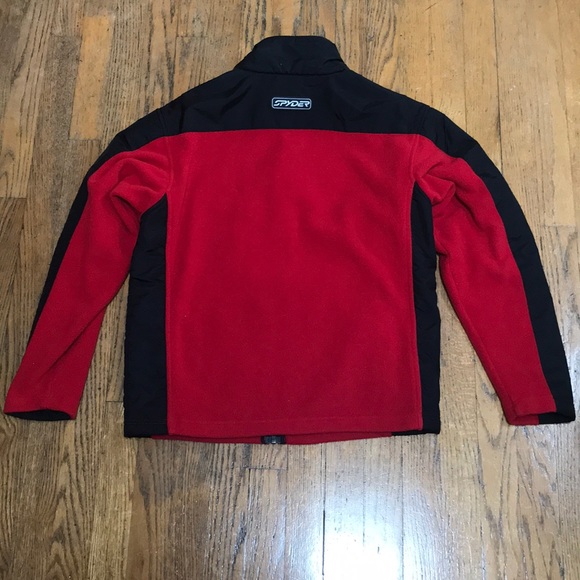 Kids Spyder fleece jacket. Size XL. - Picture 3 of 7